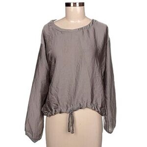 ZARA Women's Gray Long Sleeve Top